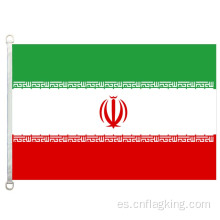 Bandera nacional de Irán 90 * 150 cm 100% poliéster